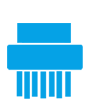 icon of a shredder
