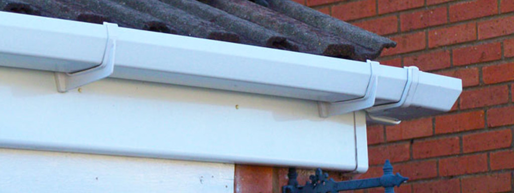 gu-2 gutter after being cleaned